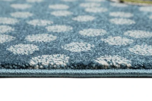 Sigikid Tapis Enfant Motif Lapin Coloré Sur Fond à Pois Bleu 80x150 8 Sigikid Tapis Enfant Motif Lapin Coloré Sur Fond à Pois Bleu 80x150 – Image 6