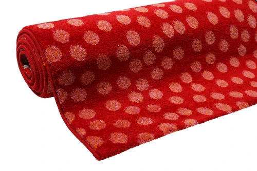 Sigikid Tapis Enfant Motif Lapin Coloré Sur Fond Pois Rouge 120x170 6 Sigikid Tapis Enfant Motif Lapin Coloré Sur Fond Pois Rouge 120x170 – Image 4