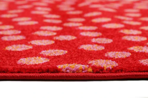 Sigikid Tapis Enfant Motif Lapin Coloré Sur Fond Pois Rouge 120x170 7 Sigikid Tapis Enfant Motif Lapin Coloré Sur Fond Pois Rouge 120x170 – Image 5