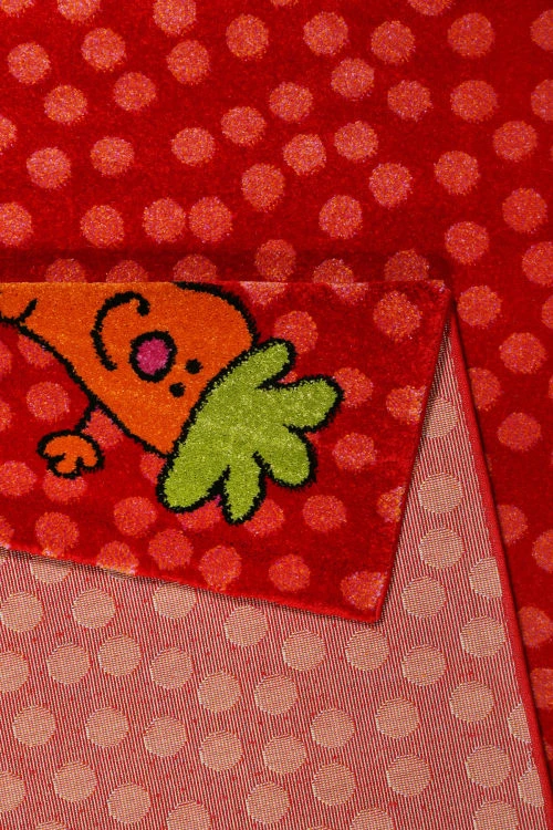 Sigikid Tapis Enfant Motif Lapin Coloré Sur Fond Pois Rouge 120x170 8 Sigikid Tapis Enfant Motif Lapin Coloré Sur Fond Pois Rouge 120x170 – Image 6