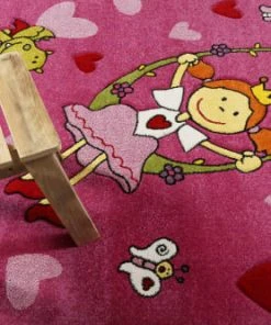 Sigikid Tapis Enfant Motif Princesse Rose 160x225 -Boutique KidKraft tapis enfant motif princesse rose 160x225 2