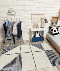 Nazar Tapis Enfant Motif Rayé 120x160 -Boutique KidKraft tapis enfant motif raye 120x160 6