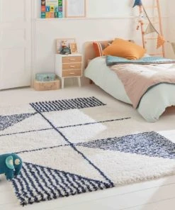 Nazar Tapis Enfant Motif Rayé 160x230 -Boutique KidKraft tapis enfant motif raye 160x230 6