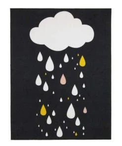 Un Amour De Tapis Tapis Enfant Noir 95x125