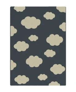 Rendez Vous Déco Tapis Enfant Nuage Bleu Foncé 120x170 Cm