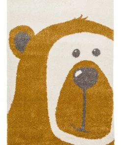 AFK Living Tapis Enfant Ourson Miel 80x150