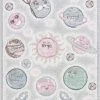 Surya Tapis Enfant - Planètes Animées - Beige Et Gris - 80x150cm -Boutique KidKraft tapis enfant planetes animees beige et gris 80x150cm
