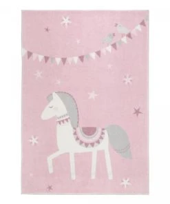 Un Amour De Tapis Tapis Enfant Rose 120x170