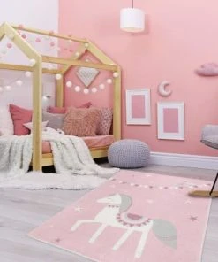 Un Amour De Tapis Tapis Enfant Rose 120x170 -Boutique KidKraft tapis enfant rose 120x170 3