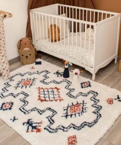 Nazar Tapis Enfant Shaggy De Style Berbère 160x230 Cm -Boutique KidKraft tapis enfant shaggy de style berbere 160x230 cm 1