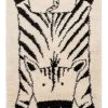 AFK Living Tapis Enfant Shaggy Zèbre Crème 80x150 -Boutique KidKraft tapis enfant shaggy zebre creme 80x150 1