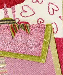 ESPRIT Tapis Enfantmotif Abeille Escargot Rose 160X225 -Boutique KidKraft tapis enfantmotif abeille escargot rose 160x225 4