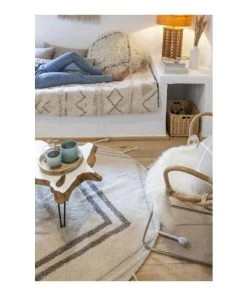 Lorena Canals Tapis Ethnique Berbère En Laine Beige 80x140 -Boutique KidKraft tapis ethnique berbere en laine beige 80x140 6