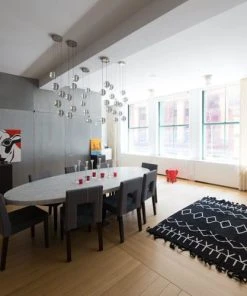 Lorena Canals Tapis Ethnique Design En Coton Noir 140x200 -Boutique KidKraft tapis ethnique design en coton noir 140x200 2