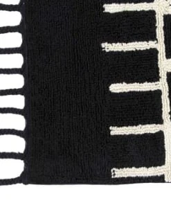 Lorena Canals Tapis Ethnique Design En Coton Noir 140x200 -Boutique KidKraft tapis ethnique design en coton noir 140x200 3