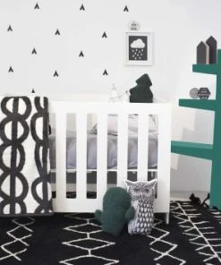 Lorena Canals Tapis Ethnique Design En Coton Noir 140x200 -Boutique KidKraft tapis ethnique design en coton noir 140x200 4