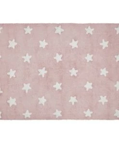 Lorena Canals Tapis Ethnique Enfant En Coton Rose 120x160