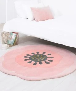 Lilipinso Tapis Fleur En Coton Rose 9 Lilipinso Tapis Fleur En Coton Rose -Boutique KidKraft tapis fleur en coton rose 1