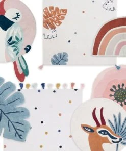 Lilipinso Tapis Fleur En Coton Rose 13 Lilipinso Tapis Fleur En Coton Rose -Boutique KidKraft tapis fleur en coton rose 5