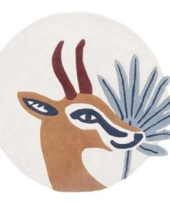 Lilipinso Tapis Gazelle En Coton Multicolore