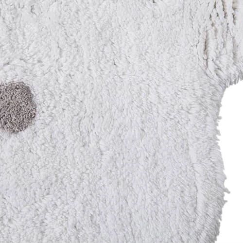 Lorena Canals Tapis Géométrique Enfant En Coton Blanc Ø 140 5 Lorena Canals Tapis Géométrique Enfant En Coton Blanc Ø 140 – Image 3