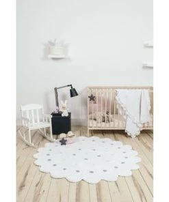Lorena Canals Tapis Géométrique Enfant En Coton Blanc Ø 140 12 Lorena Canals Tapis Géométrique Enfant En Coton Blanc Ø 140 -Boutique KidKraft tapis geometrique enfant en coton blanc oe 140 4