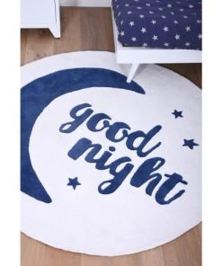 Lilipinso Tapis Good Night En Coton Bleu -Boutique KidKraft tapis good night en coton bleu 2