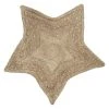 Home Maison Tapis Jute étoile Pois Dorés