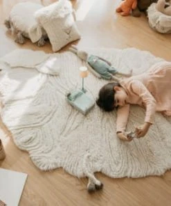 Lorena Canals Tapis Lavable 120x170 Blanc -Boutique KidKraft tapis lavable 120x170 blanc 1