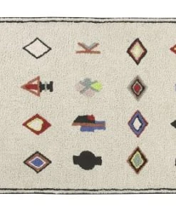 Lorena Canals Tapis Lavable En Coton Beige 140x200