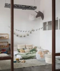 Lorena Canals Tapis Lavable En Coton Bleu 170x240 -Boutique KidKraft tapis lavable en coton bleu 170x240 6