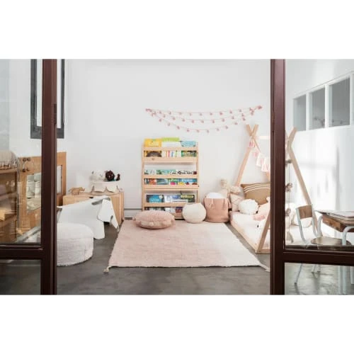 Lorena Canals Tapis Lavable En Coton Rose 120x160 4 Lorena Canals Tapis Lavable En Coton Rose 120x160 â Image 2