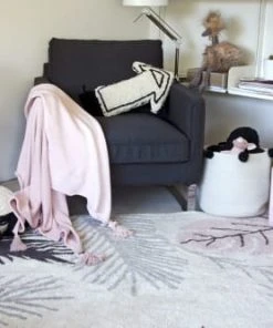 Lorena Canals Tapis Lavable En Coton Rose 140x200 -Boutique KidKraft tapis lavable en coton rose 140x200 2