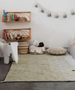 Lorena Canals Tapis Lavable En Coton Vert 140x200 -Boutique KidKraft tapis lavable en coton vert 140x200 2