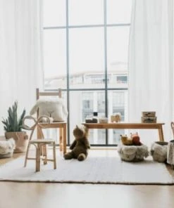 Lorena Canals Tapis Lavable En Laine Blanc Et Rose 120 X 170 -Boutique KidKraft tapis lavable en laine blanc et rose 120 x 170 1