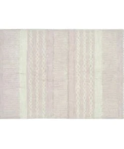 Lorena Canals Tapis Lavable En Laine Grise 140 X 200 -Boutique KidKraft tapis lavable en laine blanc et rose 140 x 200 pink nose sheep 1