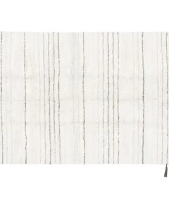 Lorena Canals Tapis Lavable En Laine Grise 140 X 200