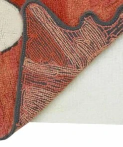 Lorena Canals Tapis Lavable Ghost En Laine Orange 100x100 -Boutique KidKraft tapis lavable ghost en laine orange 100x100 5