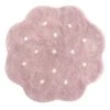 Lorena Canals Tapis Lavable Mini Biscuit Rose 90x90cm