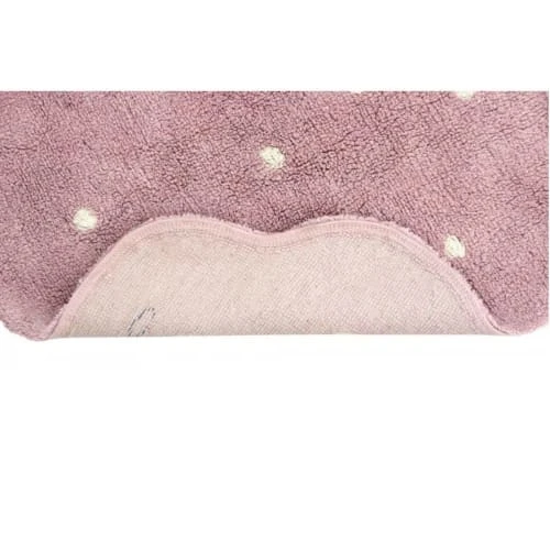 Lorena Canals Tapis Lavable Mini Biscuit Rose 90x90cm 5 Lorena Canals Tapis Lavable Mini Biscuit Rose 90x90cm – Image 3