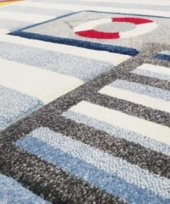 ESPRIT Tapis Motif Cabine De Plage Colorée 120x170 -Boutique KidKraft tapis motif cabine de plage coloree 120x170 5