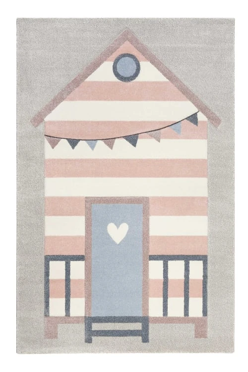 ESPRIT Tapis Motif Cabine De Plage Pastel 133x200 3 ESPRIT Tapis Motif Cabine De Plage Pastel 133x200