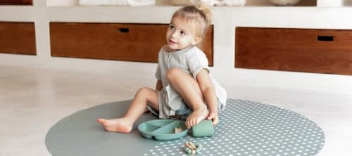 Toddlekind Tapis Multifonction En Vinyle Gris Diamètre 105cm 6 Toddlekind Tapis Multifonction En Vinyle Gris Diamètre 105cm – Image 4