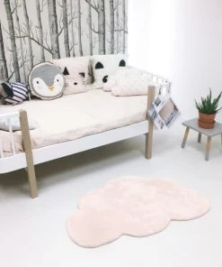 Lilipinso Tapis Nuage En Coton Rose Pâle -Boutique KidKraft tapis nuage en coton rose pale 1