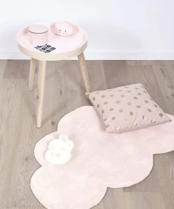 Lilipinso Tapis Nuage En Coton Rose Pâle -Boutique KidKraft tapis nuage en coton rose pale 2