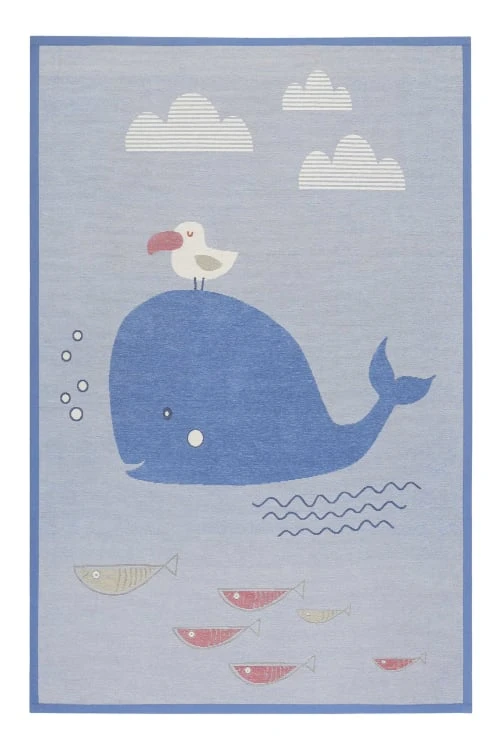 ESPRIT Tapis Plat Réversible Thème Baleine 160x230 3 ESPRIT Tapis Plat Réversible Thème Baleine 160x230