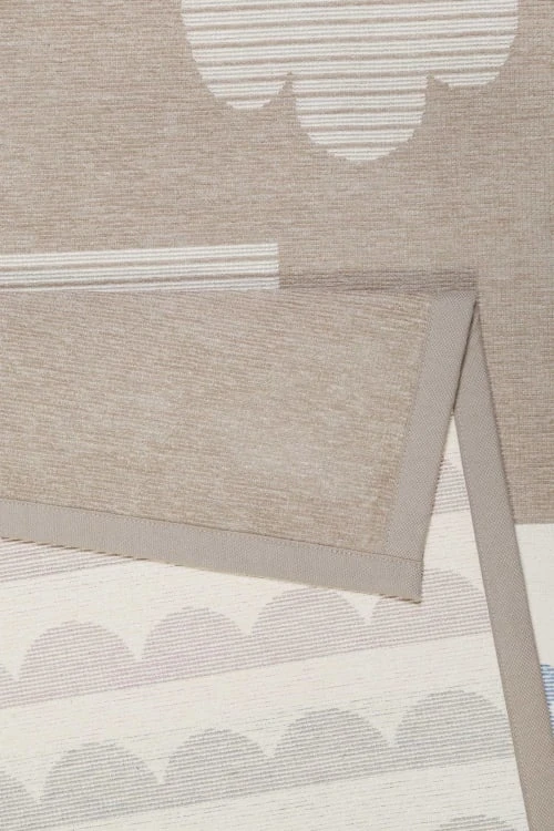 ESPRIT Tapis Plat Réversible Tons Pastels Beige, Rose Et Bleu 160x230 6 ESPRIT Tapis Plat Réversible Tons Pastels Beige, Rose Et Bleu 160x230 – Image 4