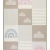 ESPRIT Tapis Plat Réversible Tons Pastels Beige, Rose Et Bleu 70x140 -Boutique KidKraft tapis plat reversible tons pastels beige rose et bleu 70x140 1