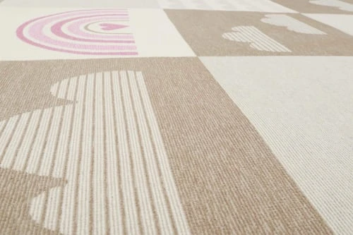 ESPRIT Tapis Plat Réversible Tons Pastels Beige, Rose Et Bleu140x200 7 ESPRIT Tapis Plat Réversible Tons Pastels Beige, Rose Et Bleu140x200 – Image 5