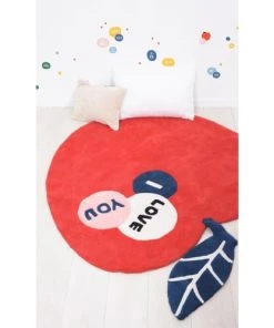 Lilipinso Tapis Pomme En Coton Rouge 8 Lilipinso Tapis Pomme En Coton Rouge -Boutique KidKraft tapis pomme en coton rouge 2